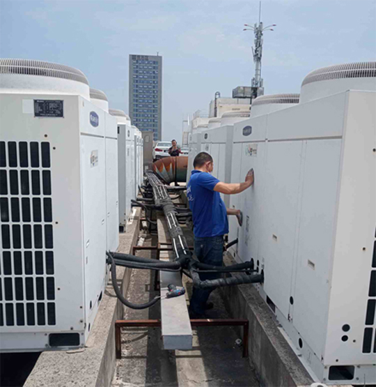 召陵中央空调制热和不制冷系统维修方法